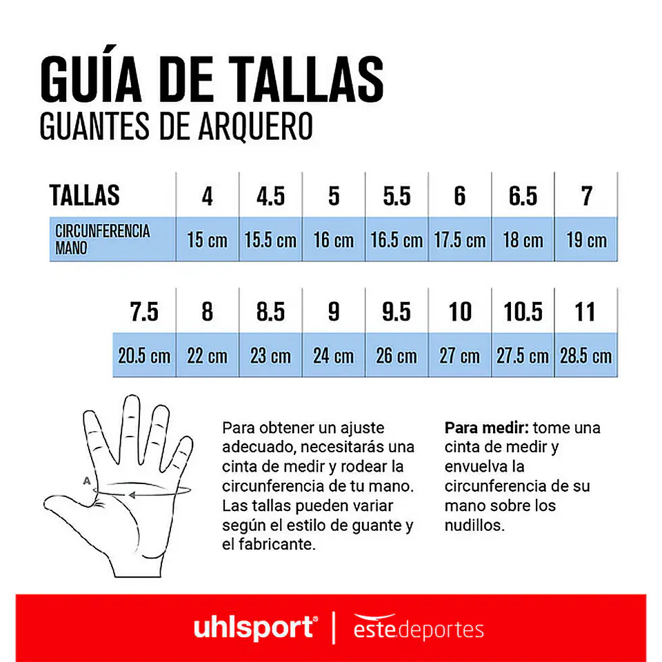 Guante de Arquero Uhlsport Ergonomic Soft Training 6