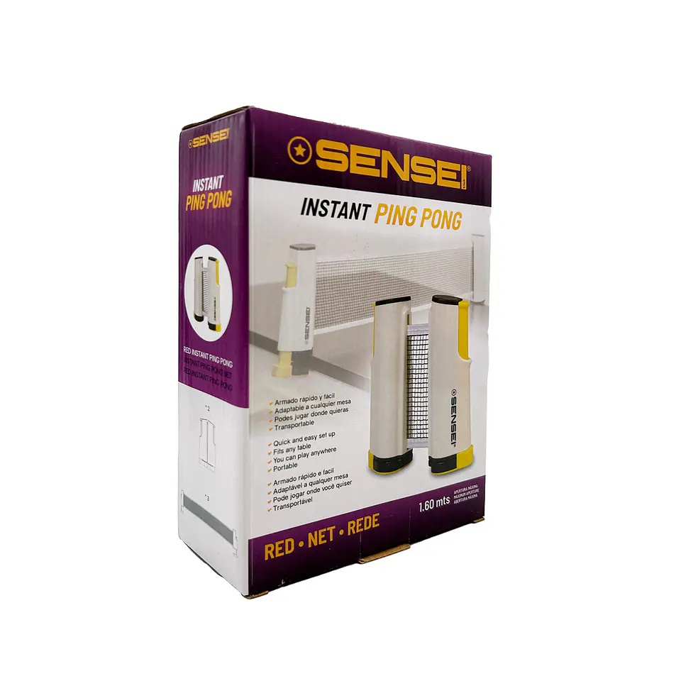 Red y Soporte de Tenis de Mesa Sensei Largo Ajustable 5