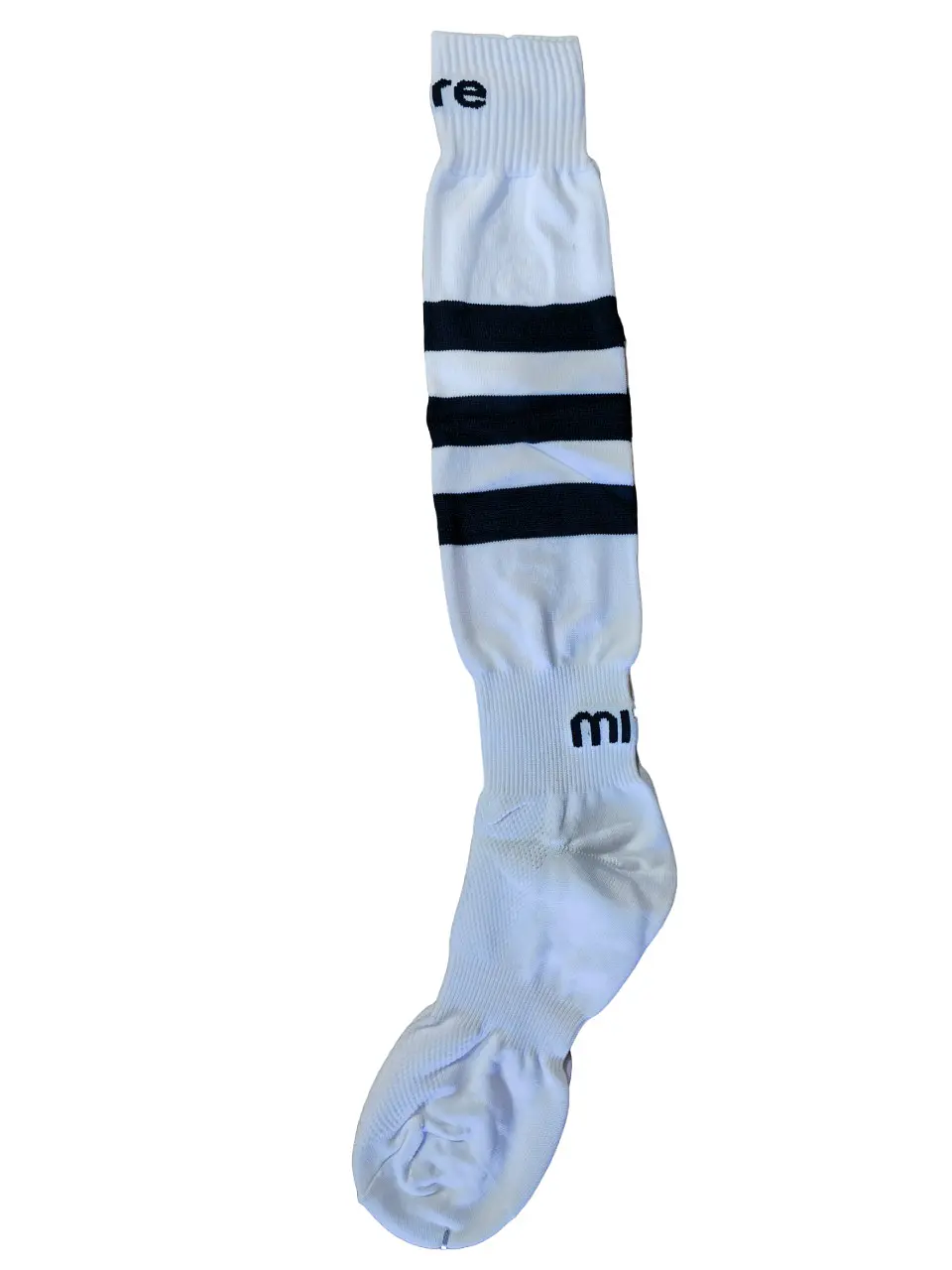 Medias de Fútbol Mitre Lisa Adulto Blanco Azul 4