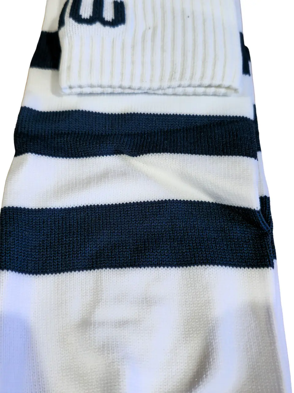 Medias de Fútbol Mitre Lisa Adulto Blanco Azul 6