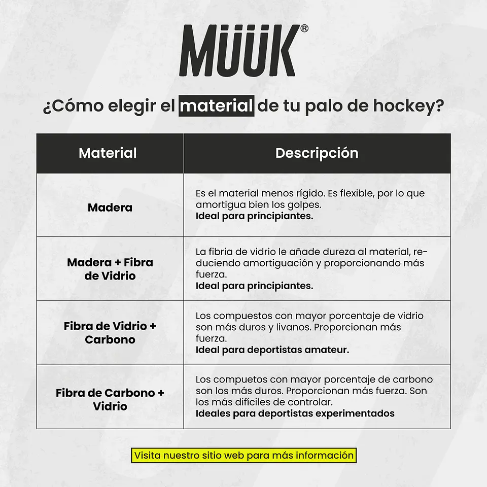 Palo de Hockey Cesped Muuk Osorno 7