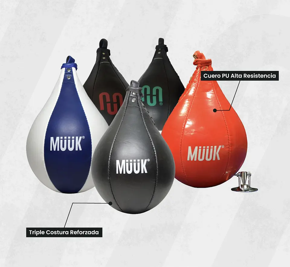 Pera De Box Muuk Con Rotor Negro/Turquesa 5