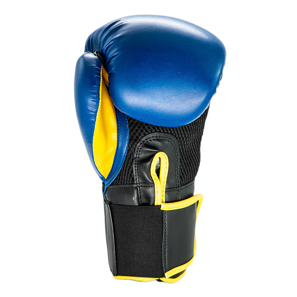 Guante De Box PU Impact Muuk Negro-Azul 7