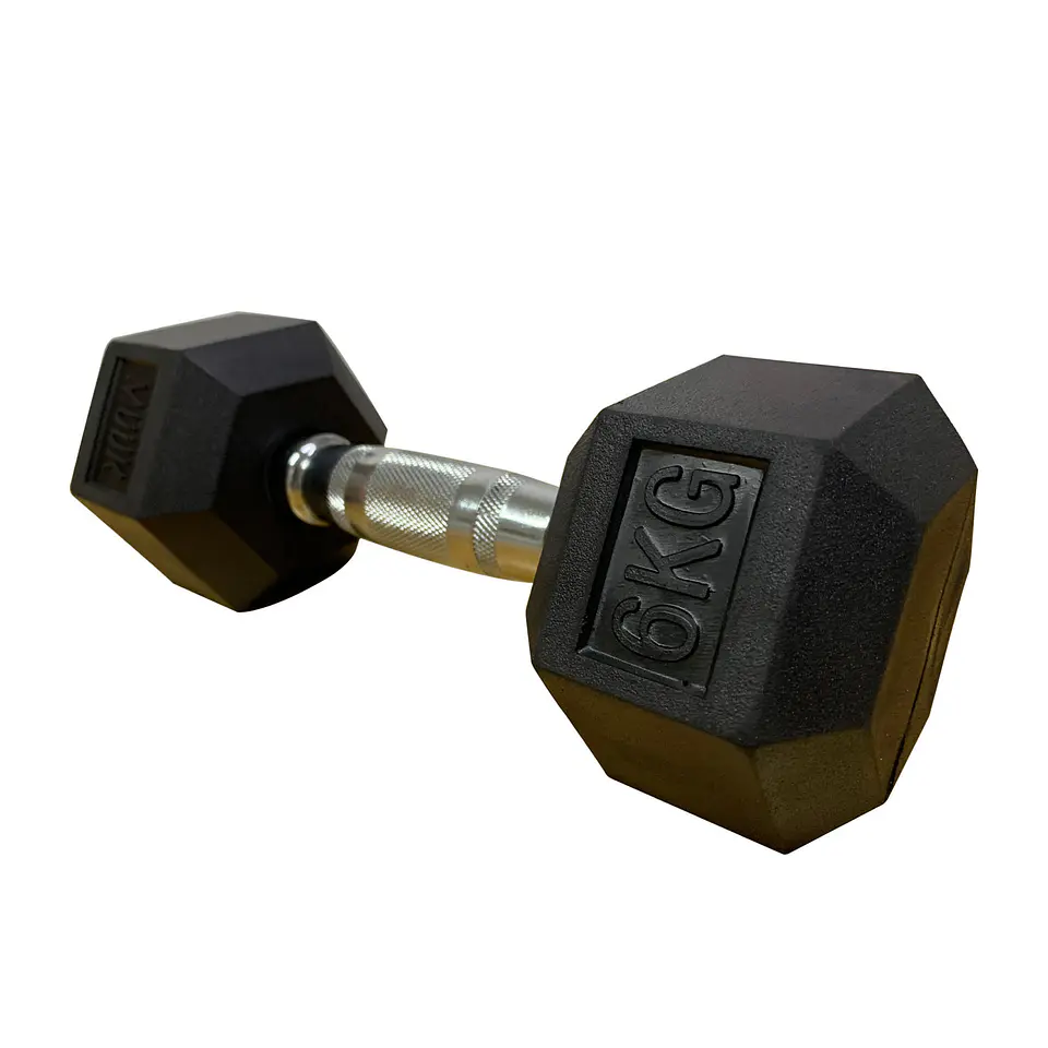 Mancuerna Hexagonal Muuk Goma 6Kg 2