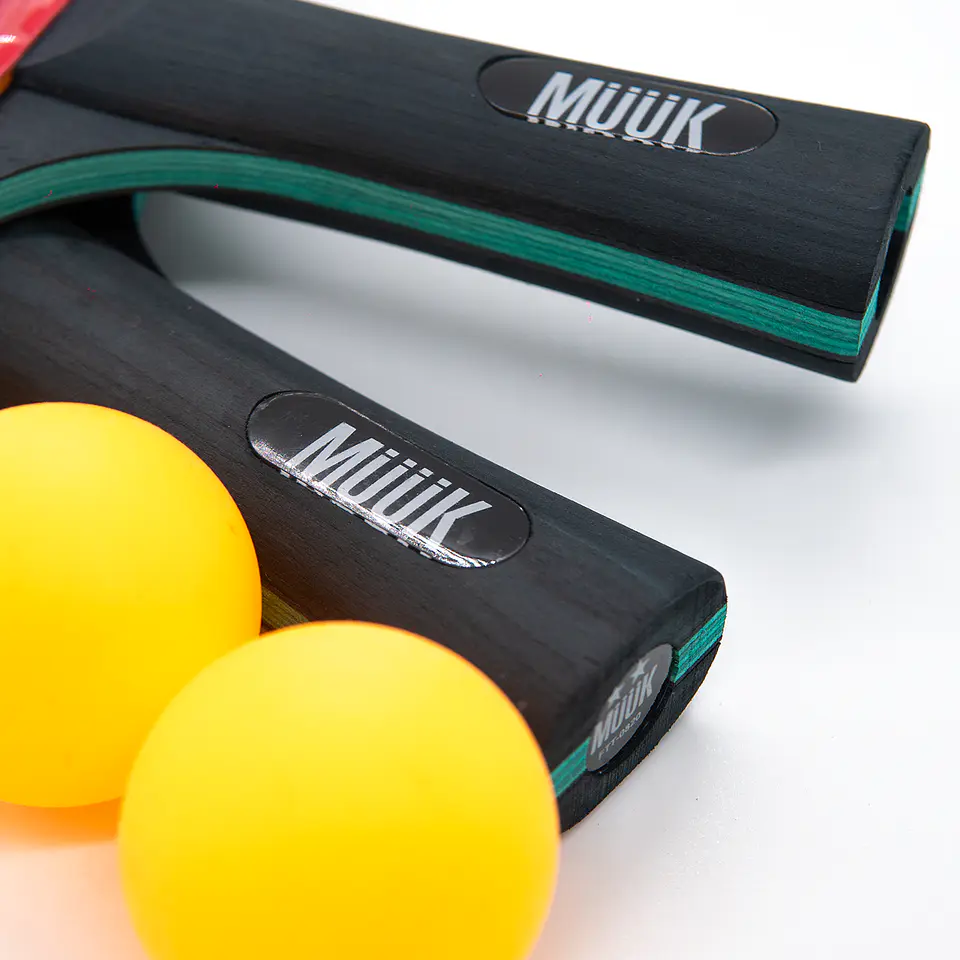 Set de Ping Pong Paletas + Pelotas Muuk 6