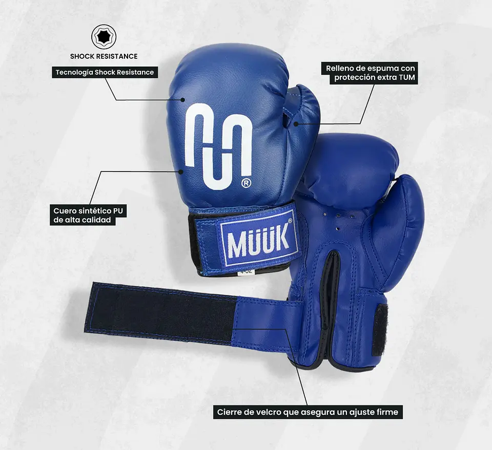 Guante De Box Muuk Niño Rojo 12