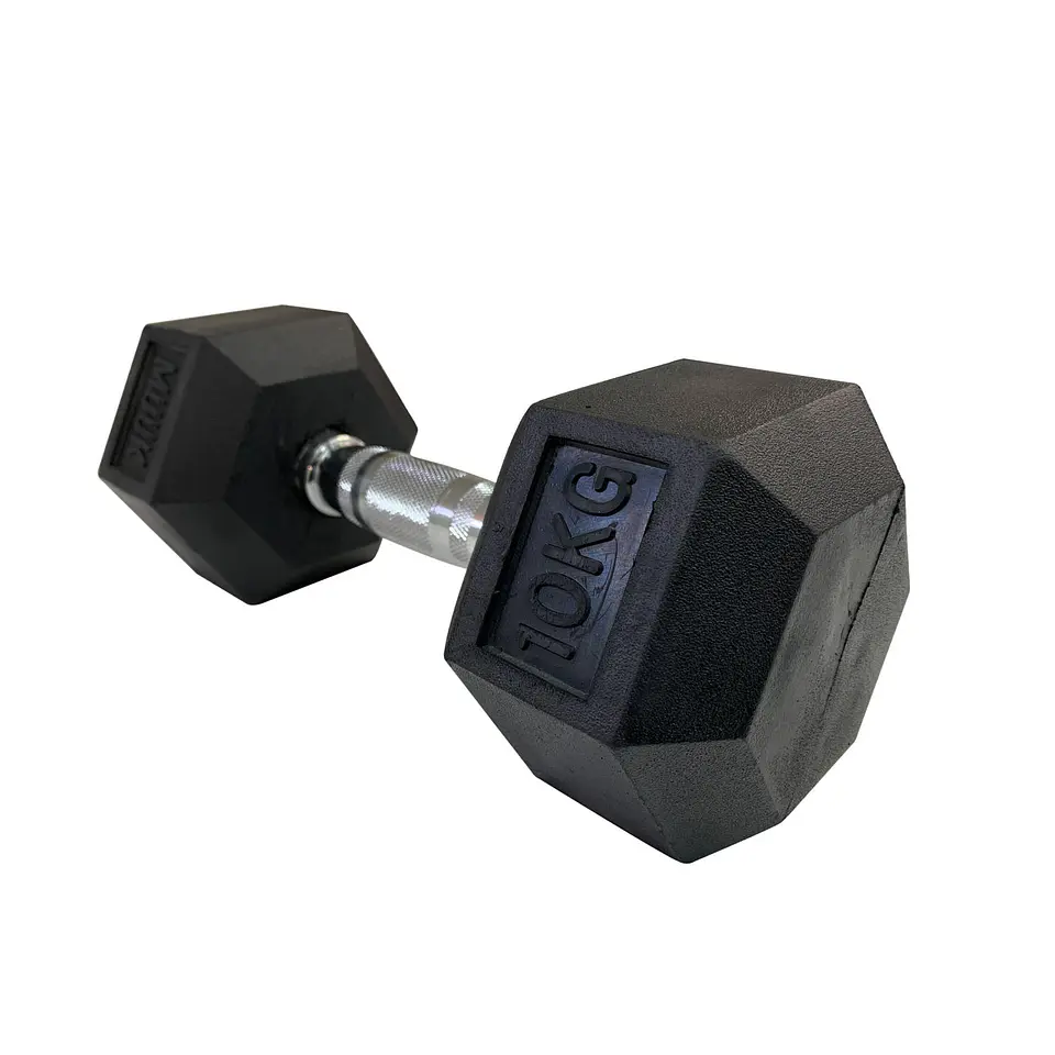 Mancuerna Hexagonal Muuk Goma 10Kg 2