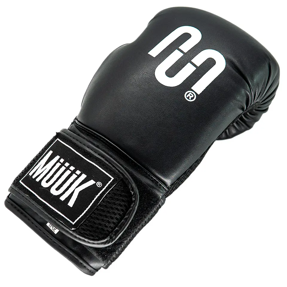 Guante de Box Muuk PU Negro 4