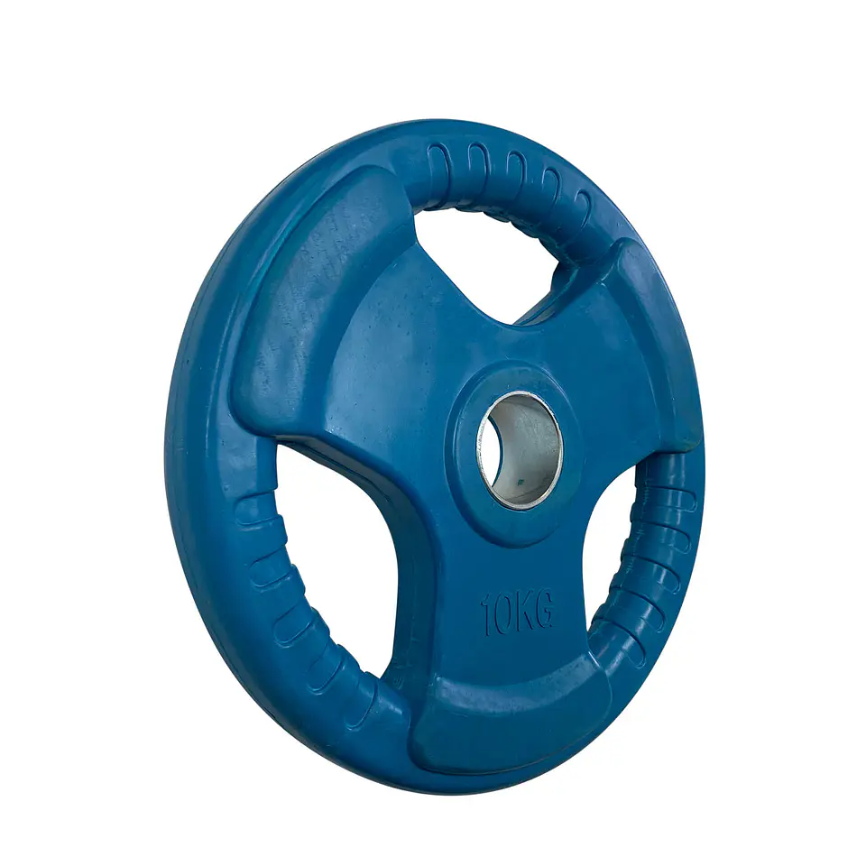 Disco Olimpico Con Aza Muuk 10 Kg 1