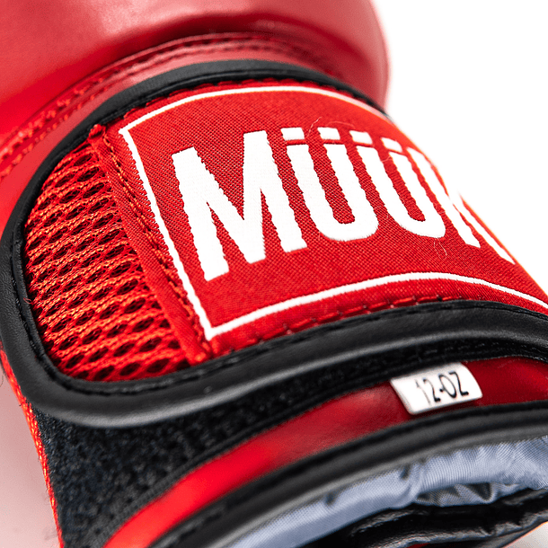 Guante de Box Muuk PU Rojo 7