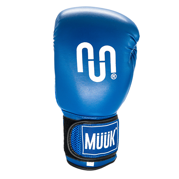 Guante De Box Muuk Cuero Azul 4