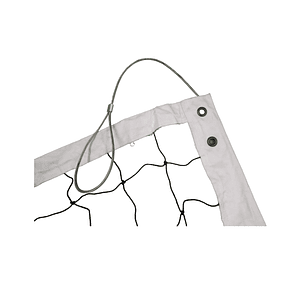 Red de Voleibol Muuk con Cable de Acero, Huinchas y Varillas