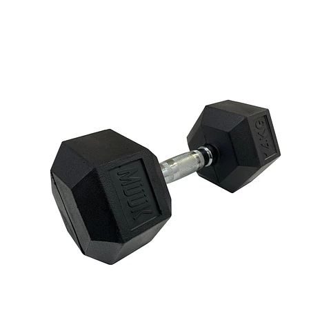 Mancuerna Hexagonal Muuk Goma 14Kg