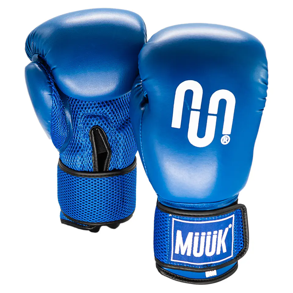 Guante de Box Muuk PU Azul 1
