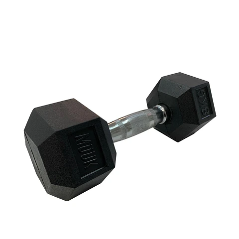 Mancuerna Hexagonal Muuk Goma 12,5 Kg