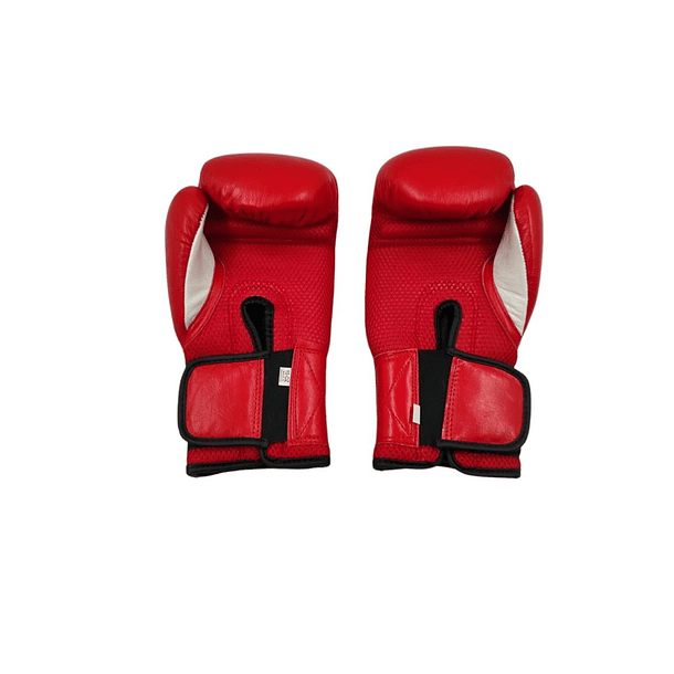 Guante de Box Muuk Cuero Eliminator Rojo-Negro 3