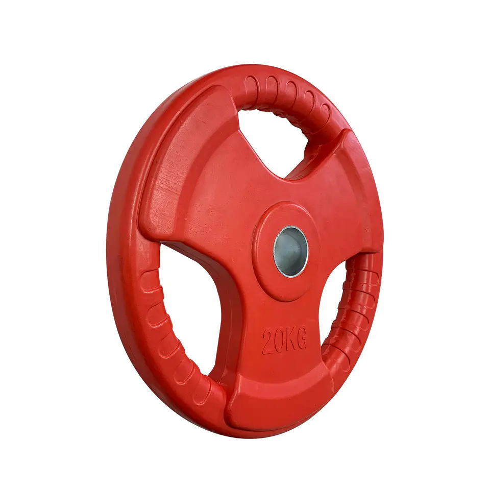 Disco Olimpico Con Aza Muuk 20 Kg 2