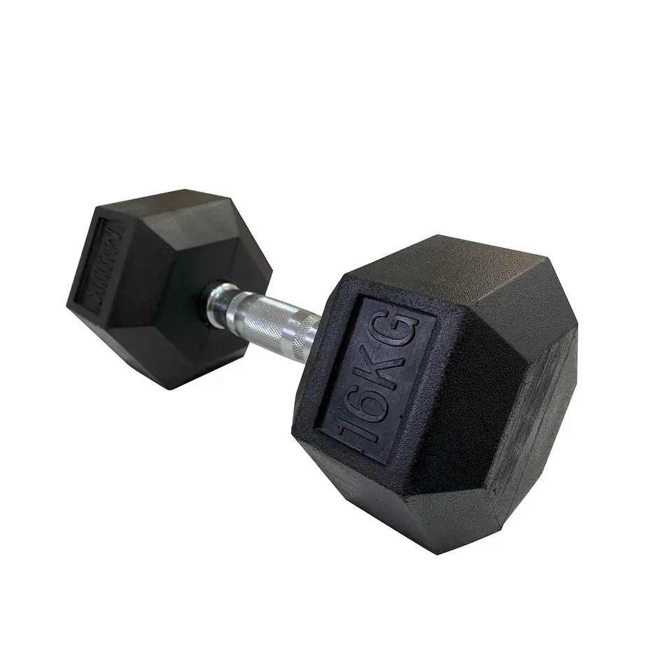 Mancuerna Hexagonal Muuk Goma 16Kg 2