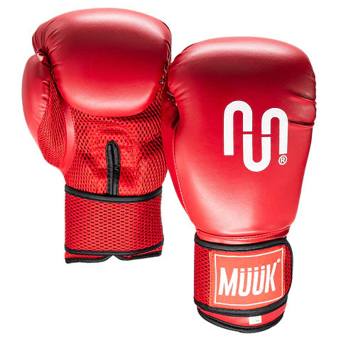Guante De Box Muuk Cuero Rojo