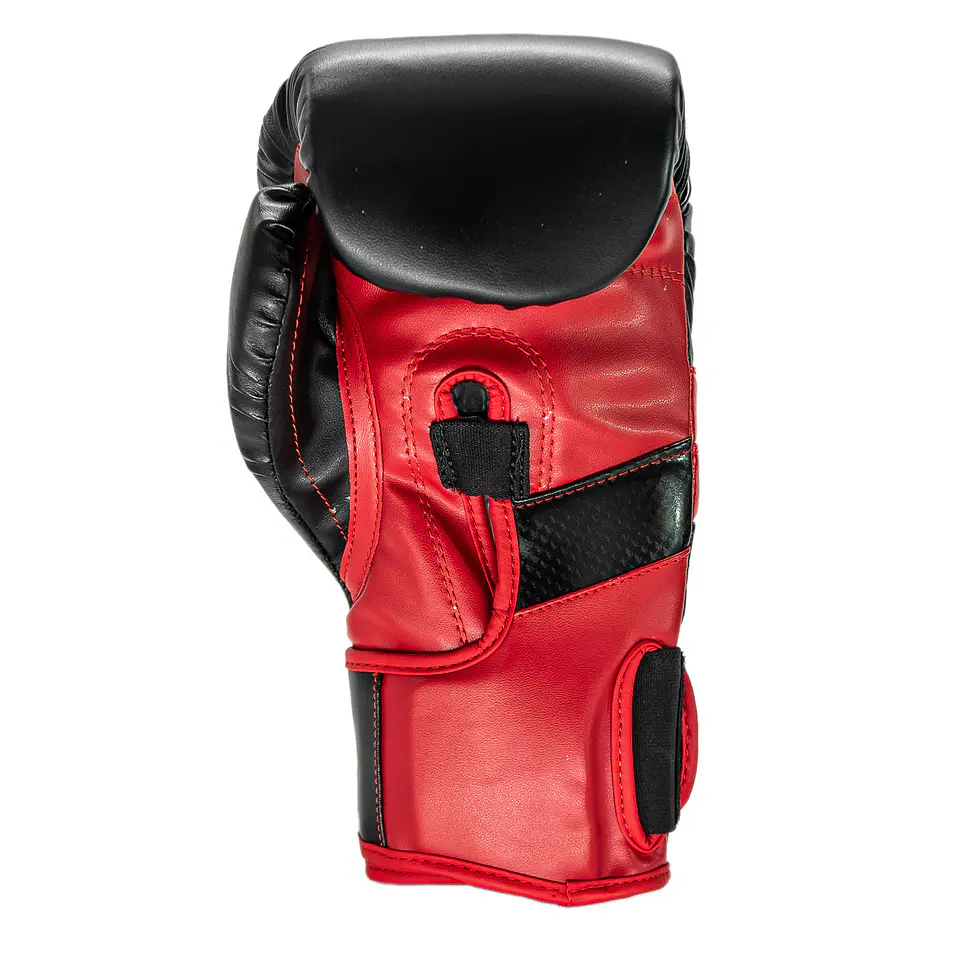 Guante De Box Muuk PU K.O. Negro-Rojo 13