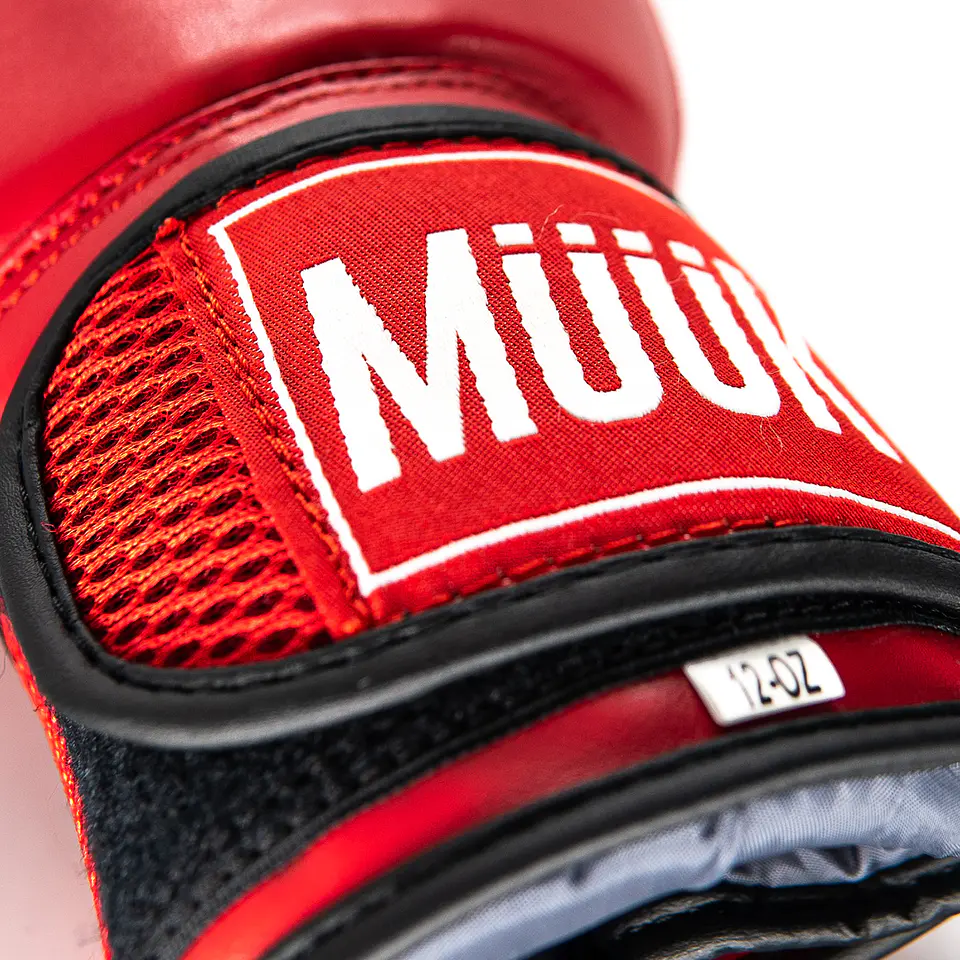 Guante De Box Muuk Cuero Rojo 8
