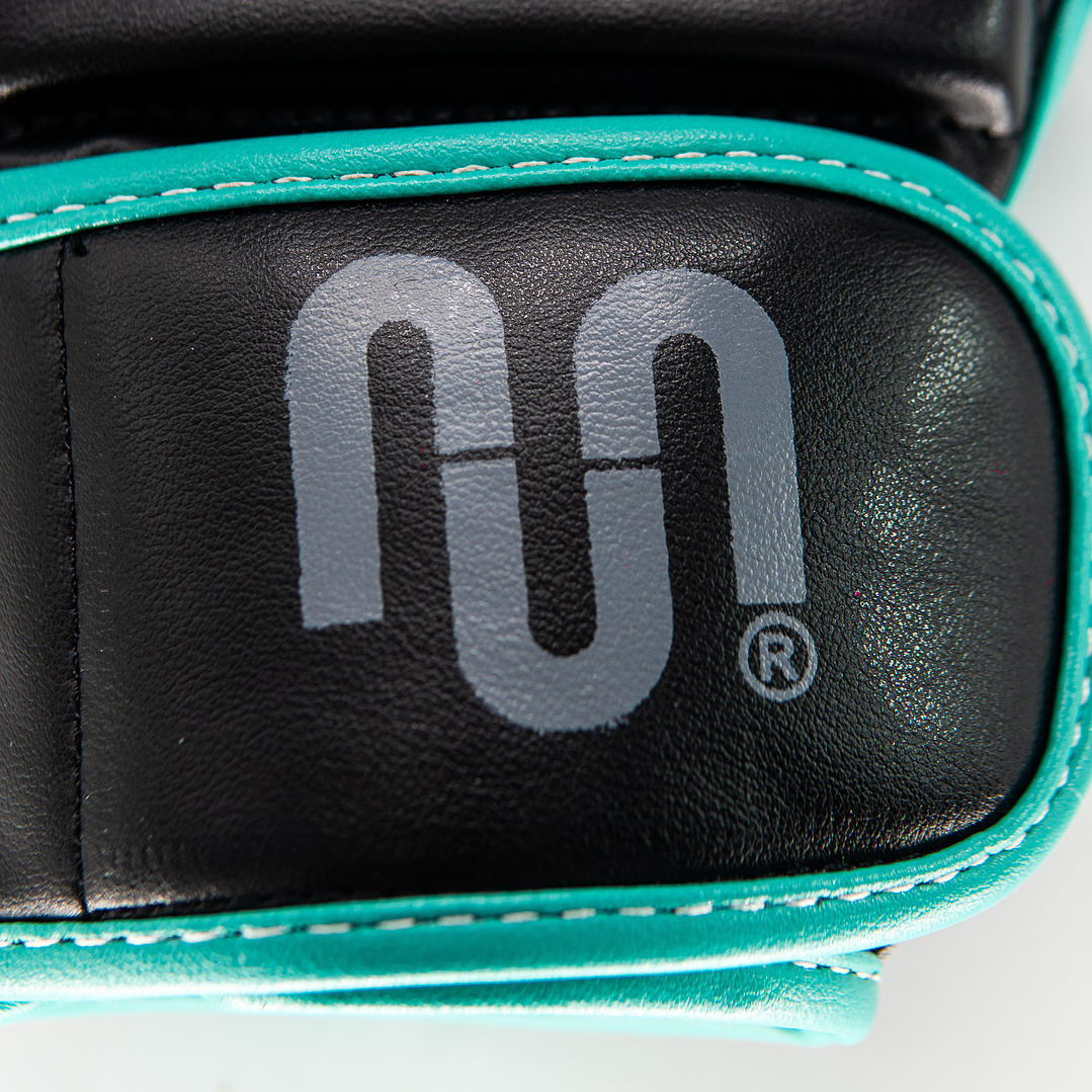 Guantilla MMA K.O. Muuk Negro-Turquesa 5