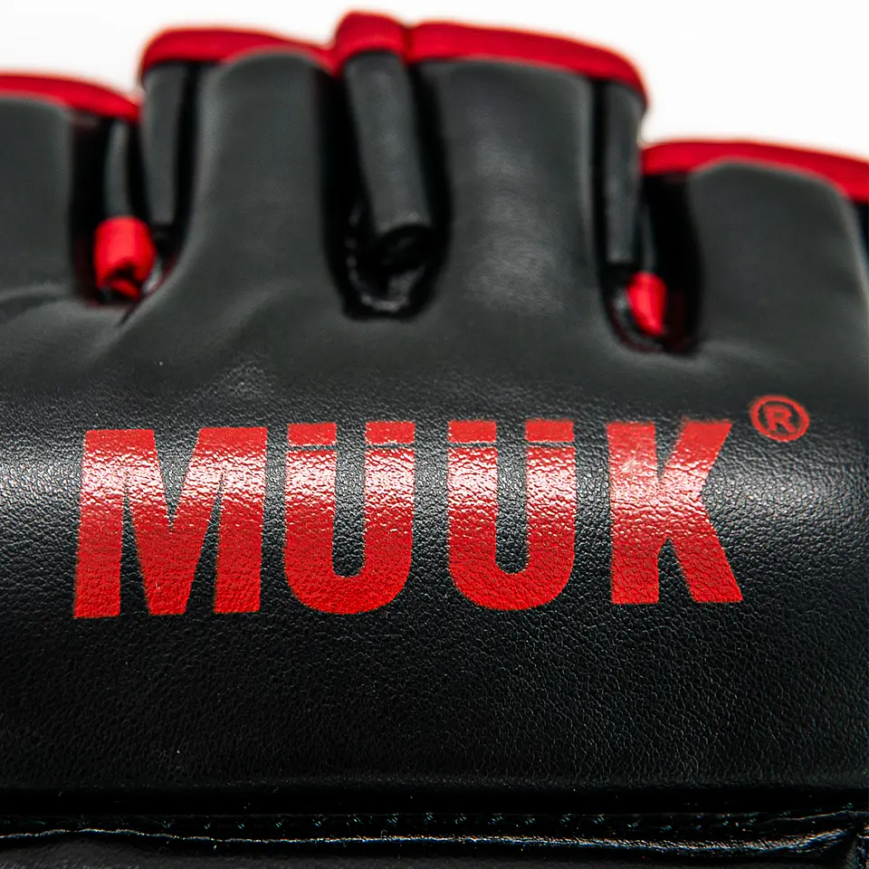 Guantilla Mma Ko Muuk Negro-Rojo 6