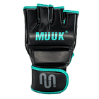 Guantilla MMA K.O. Muuk Negro-Turquesa 9