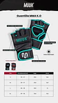 Guantilla MMA K.O. Muuk Negro-Turquesa - Miniatura 10