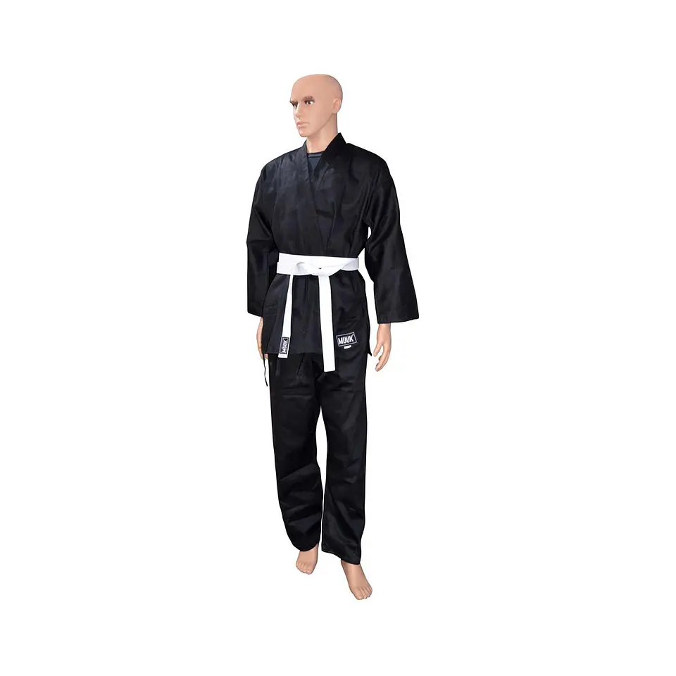Traje De Karate Muuk Negro 1