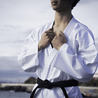 Traje De Karate Muuk Negro 5