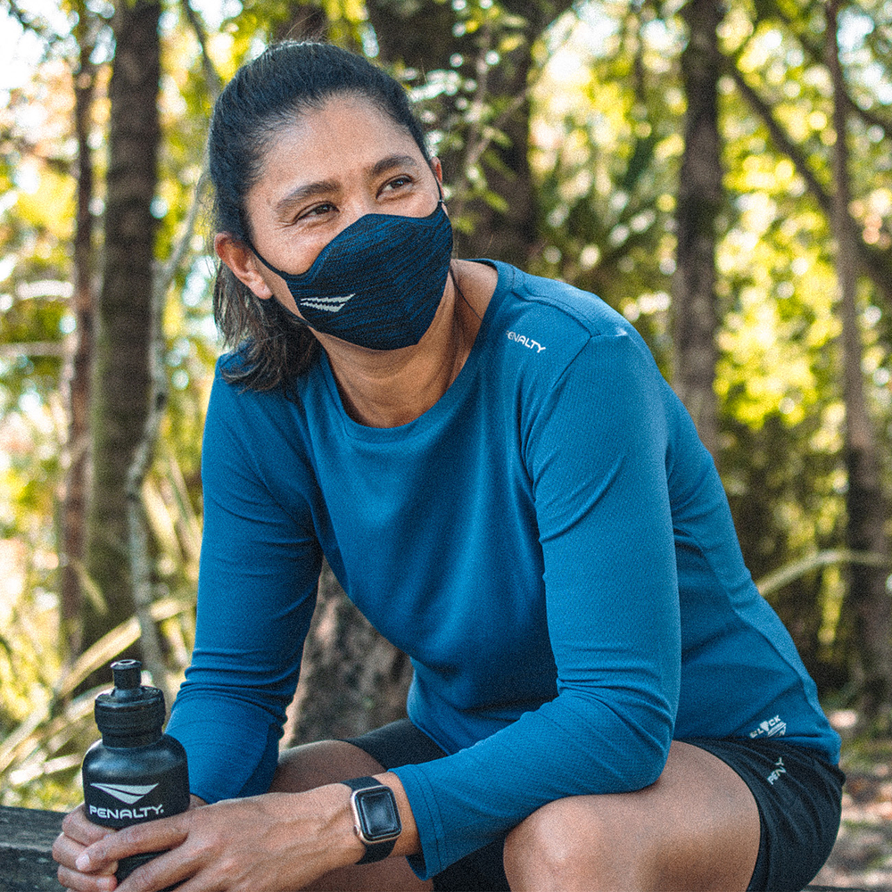 Mascarilla Deportiva Penalty Block Traino Negro Azul