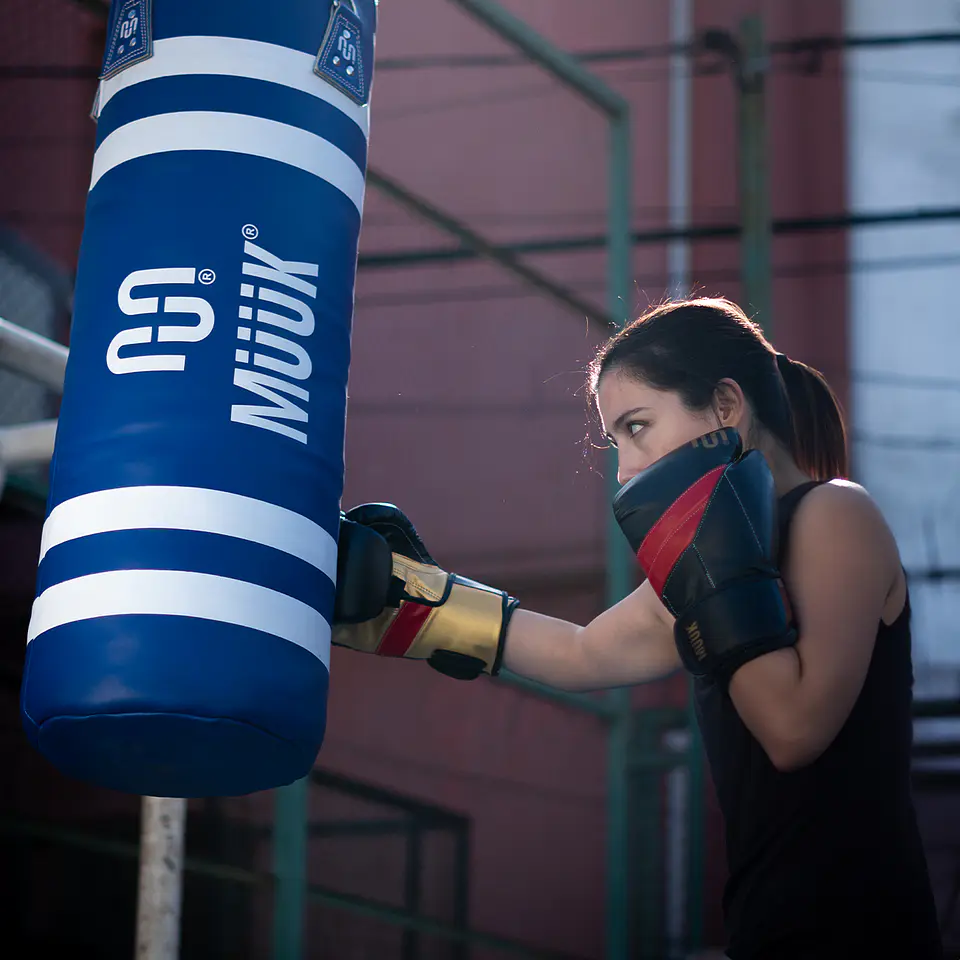 Saco de Boxeo Muuk con Rotor 1 Metro Azul 7