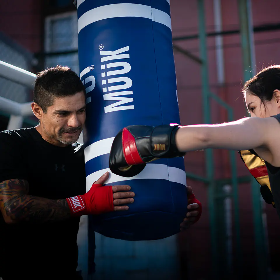 Saco de Boxeo Muuk con Rotor 1 Metro Azul 9