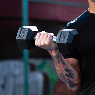 Mancuerna Hexagonal Muuk Goma 5 Kg