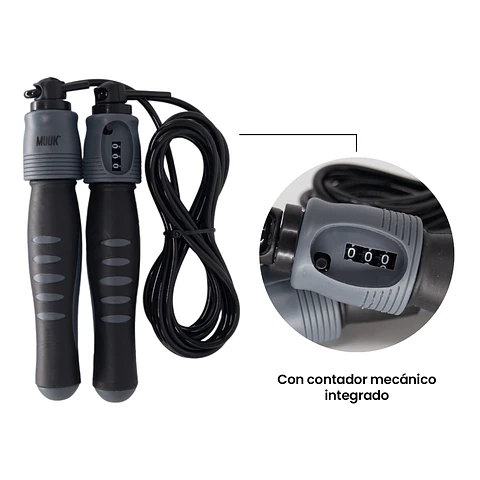 Cuerda De Salto Muuk Con Contador Mecánico