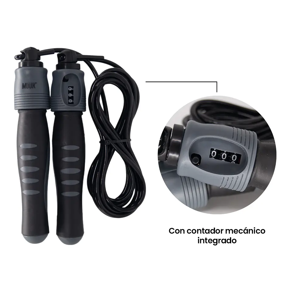 Cuerda De Salto Muuk Con Contador Mecánico 2
