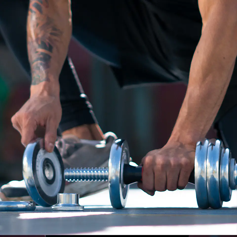 Set De Mancuernas Con Extensor 15 Kg Flott 5