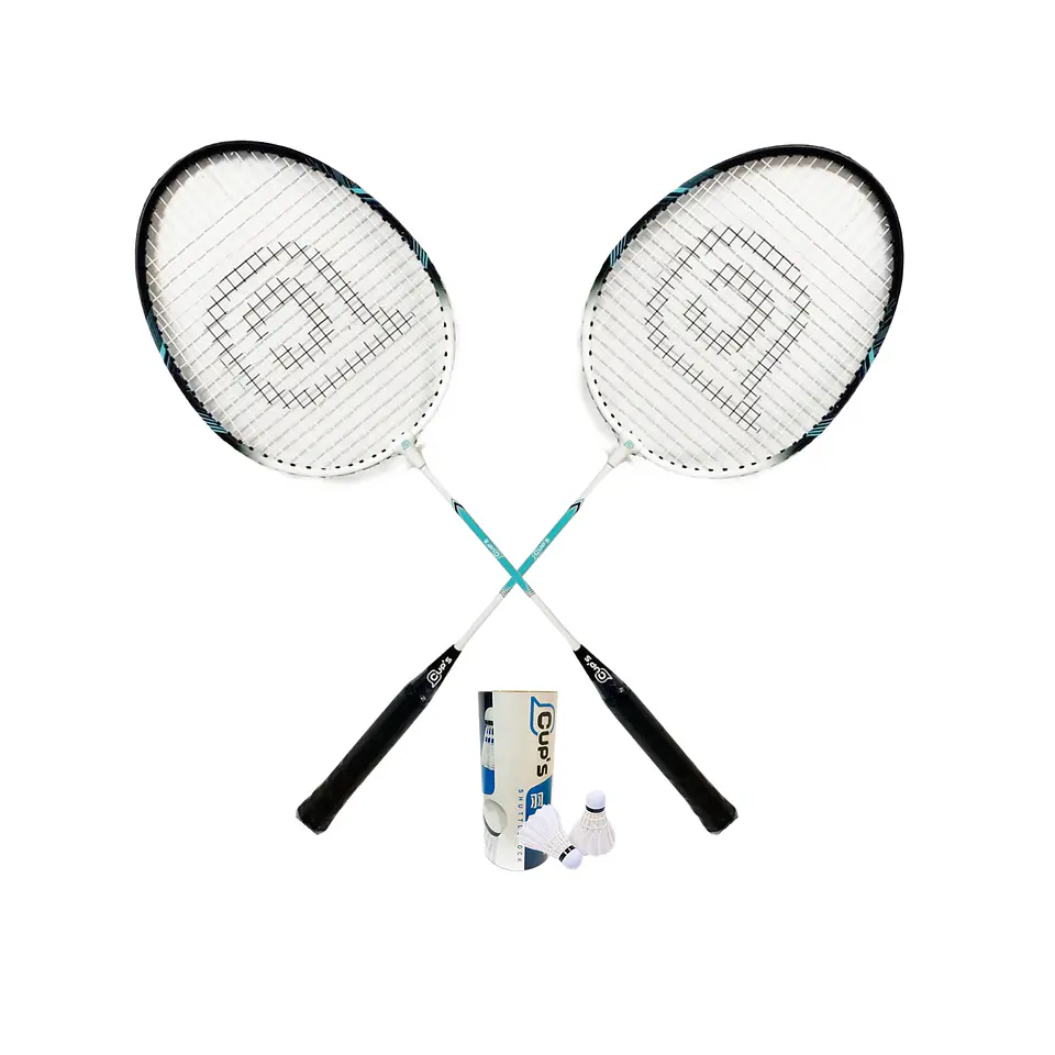 Set De Badminton Cup's 2 Raquetas 3 Plumilla 2