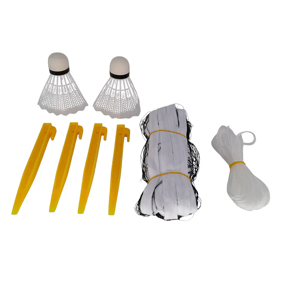 Set de Badminton Muuk 4 Raquetas + 2 Plumillas + Red 5