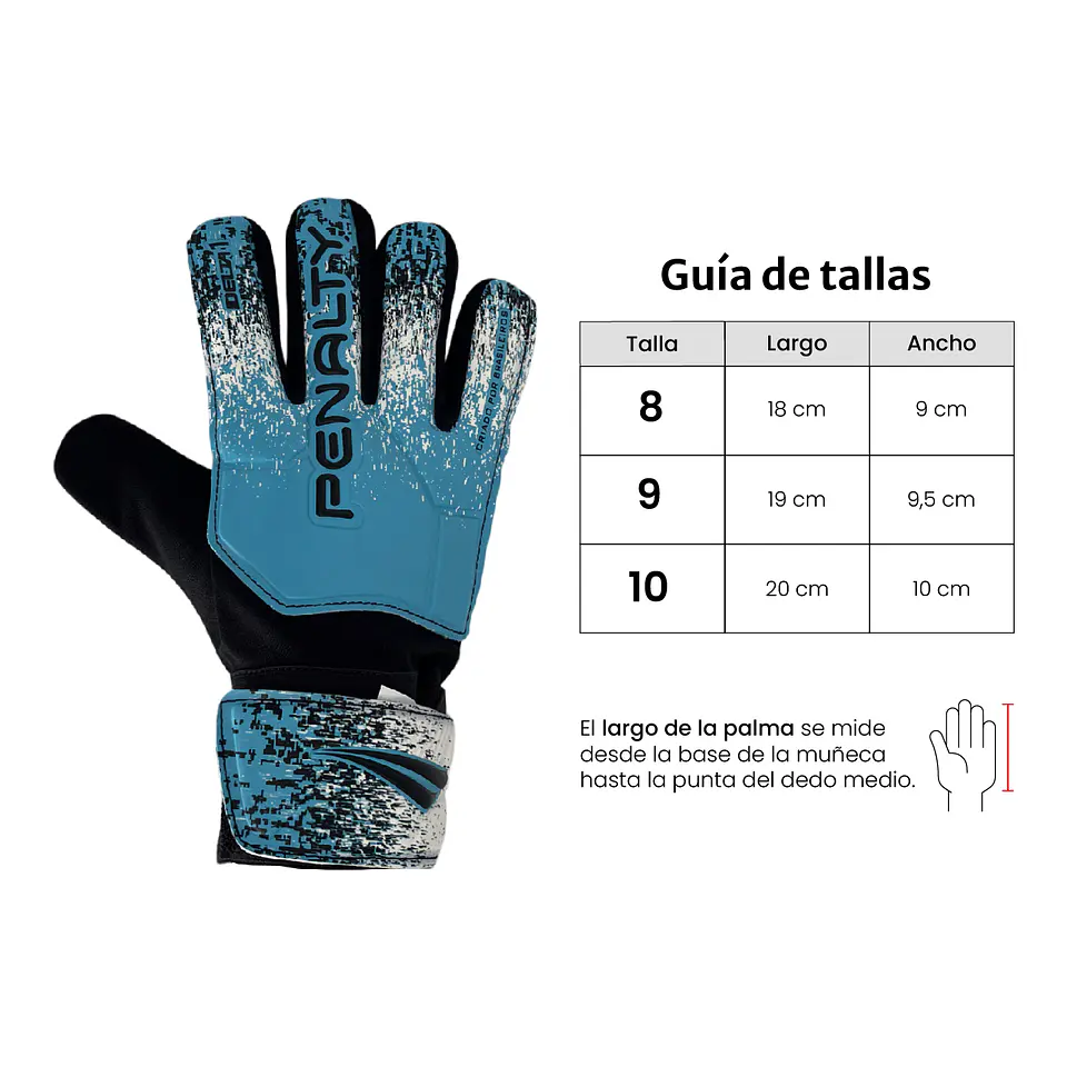 Guantes de Arquero Penalty Delta 1 XXIII Azul 3