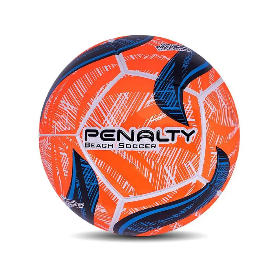 Balon De Futbol Playa Penalty Fusion Ix Naranjo Azul 1