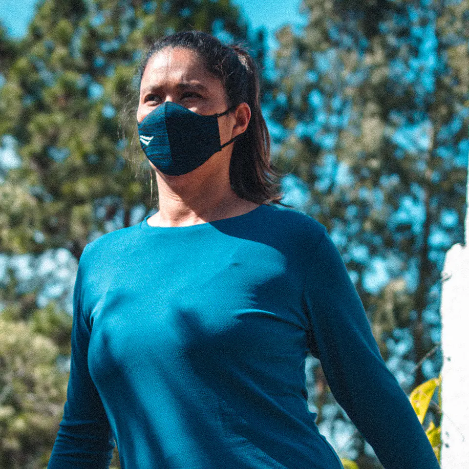 Mascarilla Deportiva Penalty Block Traino Verde Oscuro 5