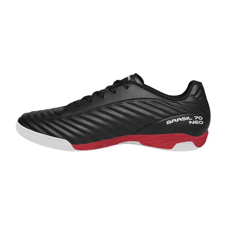 Zapato de Futsal Penalty Brasil 70 Neo Negro/Rojo 2