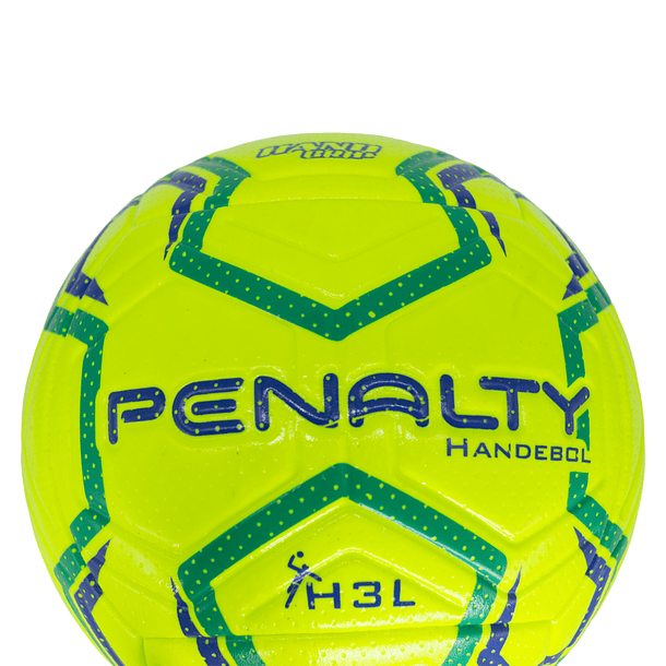 Balón de Handball Penalty Ultra Fusion H3L Verde/Amarillo 3