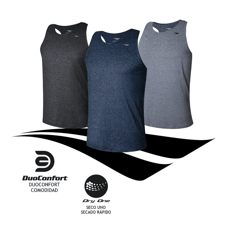 Polera Sin Manga Penalty Duo Azul 2