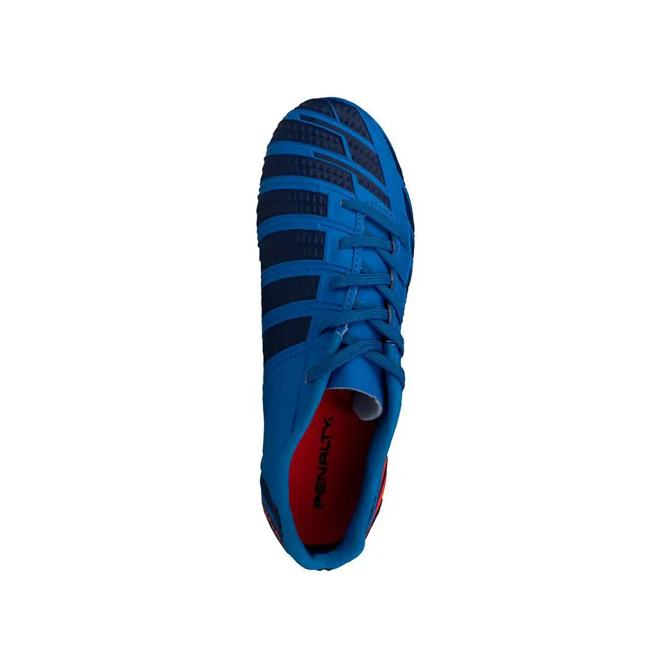Zapato de Futbol Penalty Speed XXI Azul/Naranjo 3