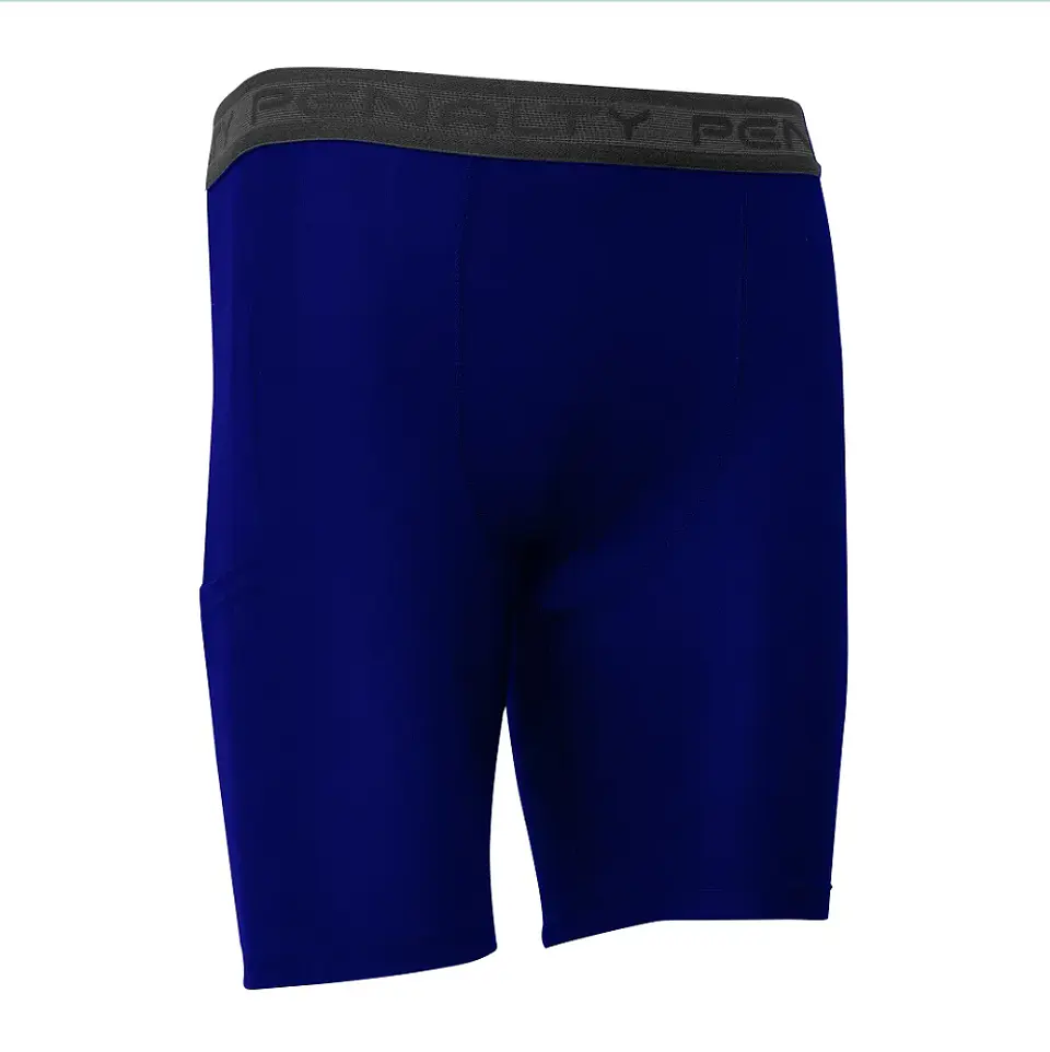 Calza Corta Penalty Skin 183 C/Bolsillo Azul Rey  2