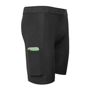 Calza Corta Penalty Skin 183 C/Bolsillo Negro