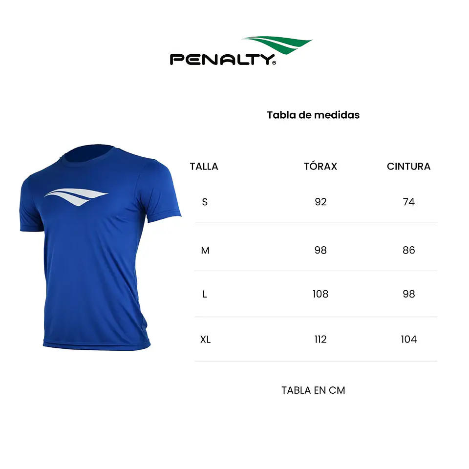 Polera Penalty Logomania Negro 7